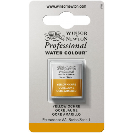 Aquarelle Professionnelle Extra-Fine - 1/2 Godet - Ocre Jaune - Winsor Et Newton pas cher