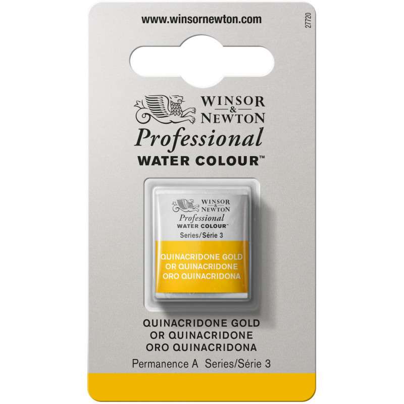 Aquarelle Professionnelle Extra-Fine - 1/2 Godet - Or Quinacridone - Winsor Et Newton pas cher