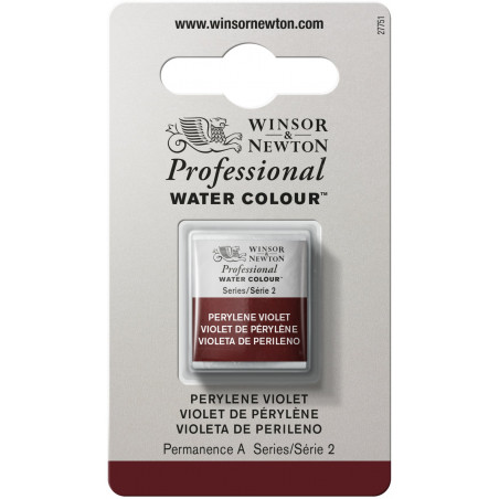 Aquarelle Professionnelle Extra-Fine - 1/2 Godet - Violet De Pérylène - Winsor Et Newton pas cher