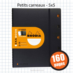 Cahier Exabook 225X297 A4+ Petits Carreaux 5X5 160P Rhodia pas cher