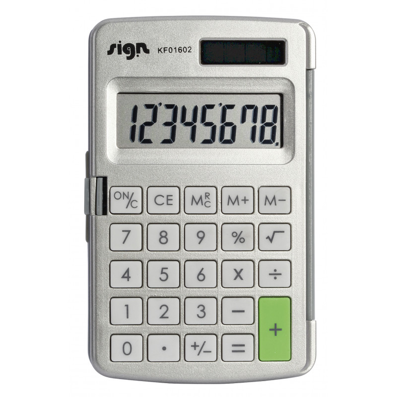 Calculatrice De Poche Avec Etui Rigide Sign pas cher