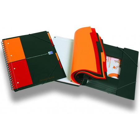 Bloc Organiserbook 3 En 1 230X297 A4+ Petits Carreaux 5X5 160P Oxford | Surdiscount