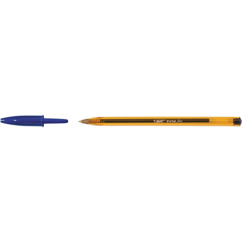 STYLO BILLE CRISTAL ORIGINAL FINE BLEU BIC pas cher
