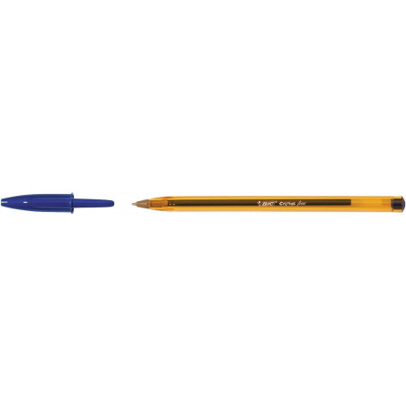 STYLO BILLE CRISTAL ORIGINAL FINE BLEU BIC pas cher