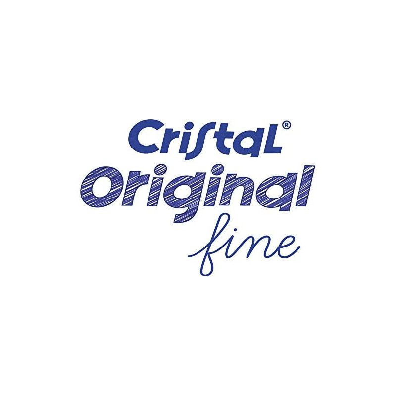 STYLO BILLE CRISTAL ORIGINAL FINE BLEU BIC | à seulement 0,3 €