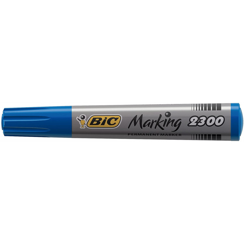 Marqueur Permanent - Marking 2300 - Bleu - Bic | à seulement 0,99 €