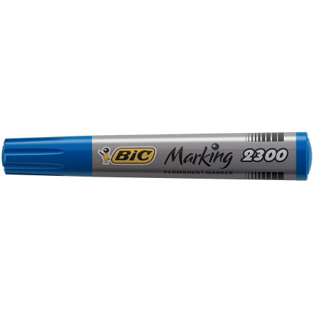 Marqueur Permanent - Marking 2300 - Bleu - Bic | à seulement 0,99 €