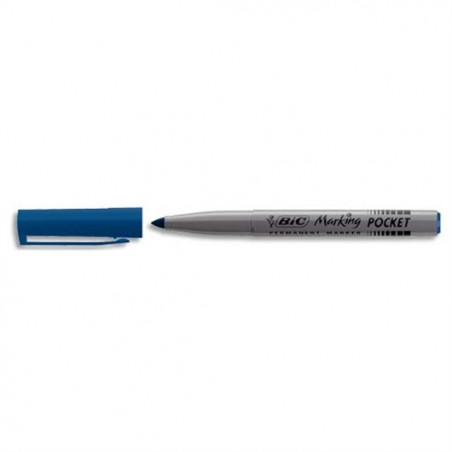 Marqueur Permanent - Marking Pocket - Bleu - Bic pas cher