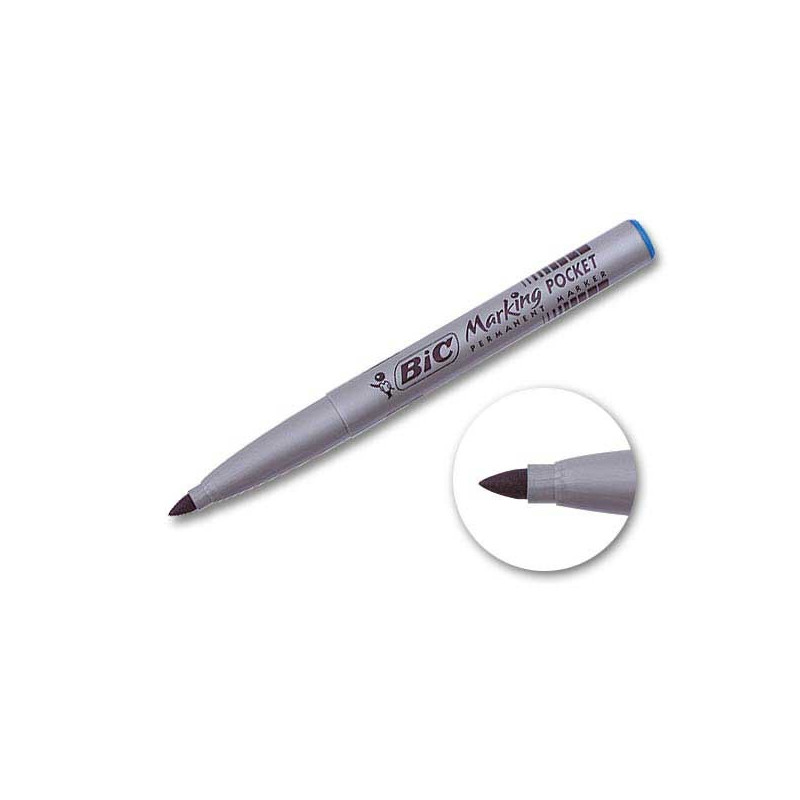 Marqueur Permanent - Marking Pocket - Bleu - Bic | à seulement 0,99 €