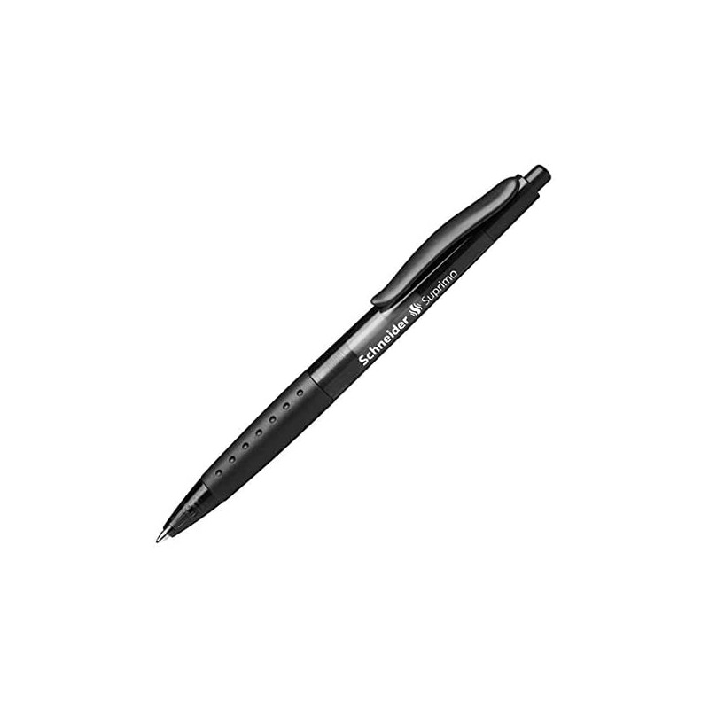 Stylo À Bille Rétractable Suprimo - Noir - Schneider pas cher
