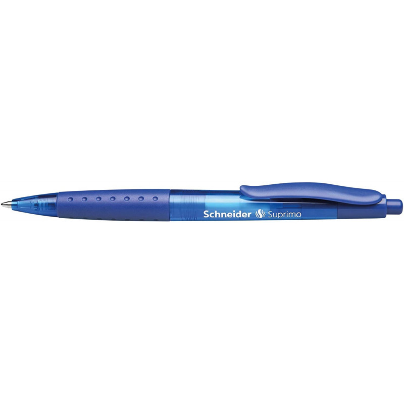Stylo À Bille Rétractable Suprimo - Bleu - Schneider pas cher