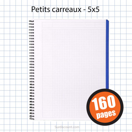 Cahier Colors Book 225X297 A4+ Petits Carreaux 5X5 160P Rhodia | Surdiscount