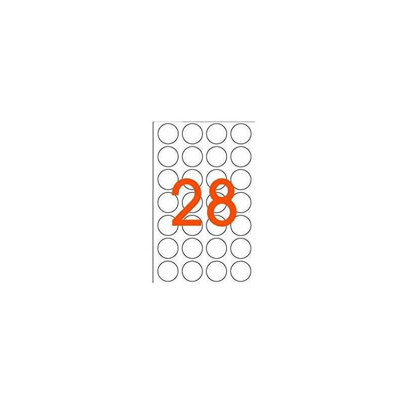 Gommettes Auto-Adhésives 15Mm 196 Étiquettes Blanche Apli 111840 | Surdiscount