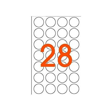 Gommettes Auto-Adhésives 15Mm 196 Étiquettes Blanche Apli 111840 | Surdiscount