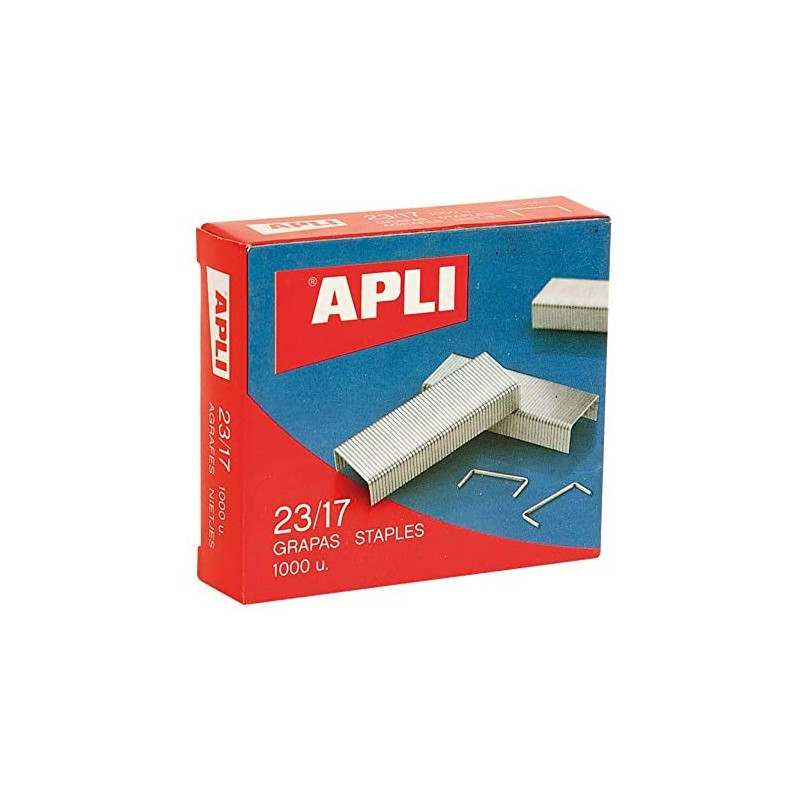 Boîte De 1000 Agrafes N°23/17 Apli pas cher