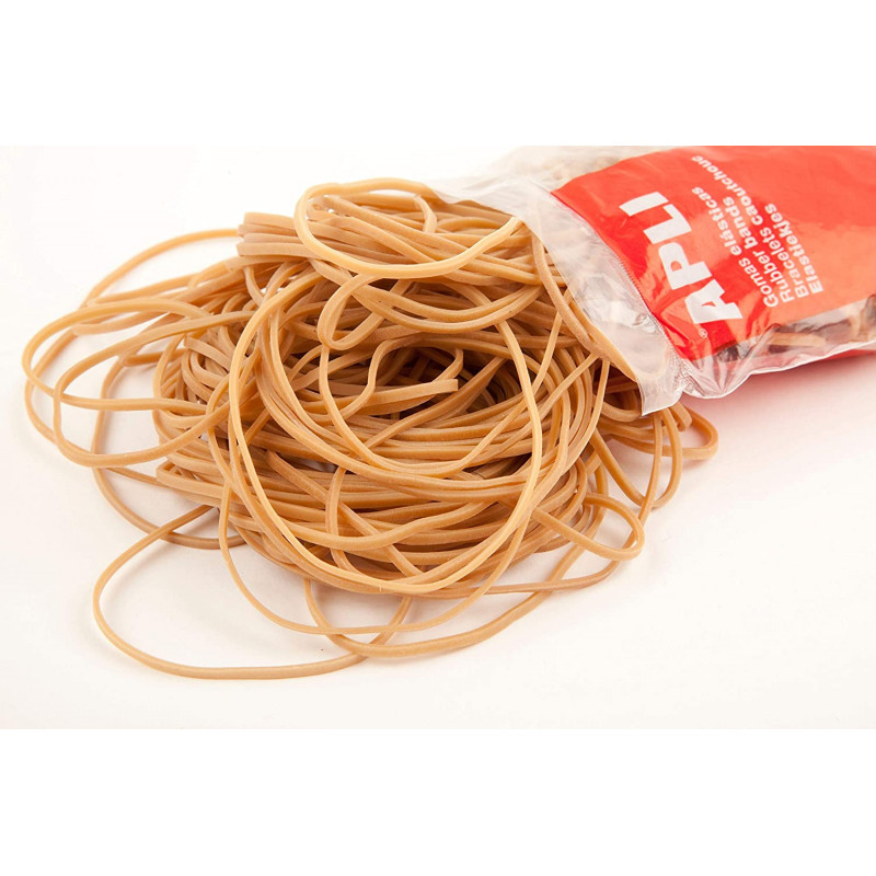 Bracelets caoutchouc 100x2mm sac de 1kg - Apli | à seulement 9,99 €