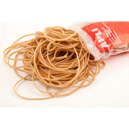 Bracelets caoutchouc 100x2mm sac de 1kg - Apli | à seulement 9,99 €
