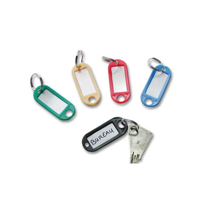 Sachet De 20 Porte-Clés - Assortiment - Sign pas cher