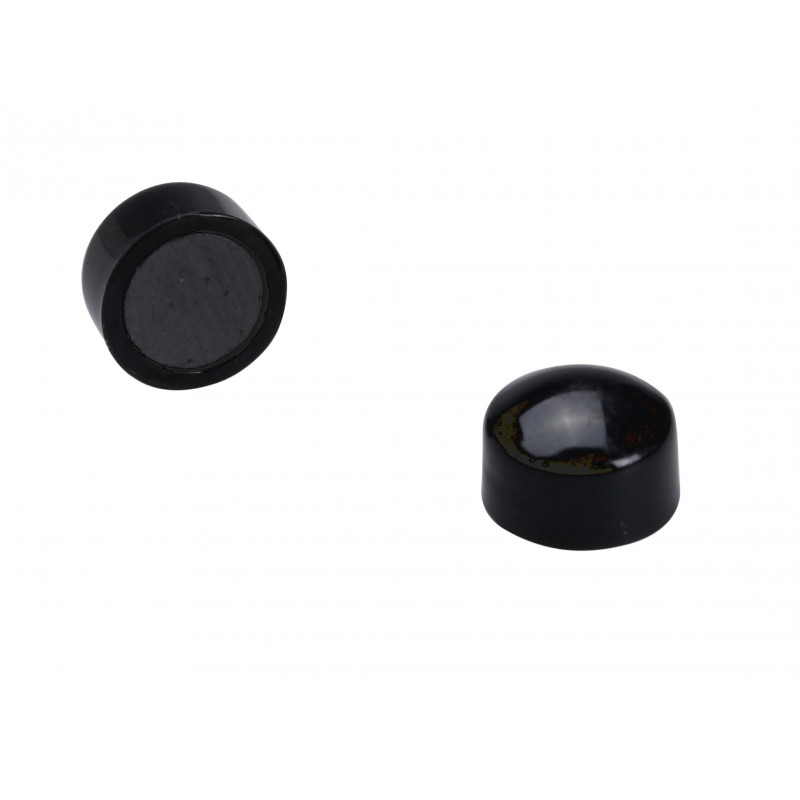 Lot De 10 Aimants Ronds Diamètre De 9 Mm - Noir - Sign | Surdiscount
