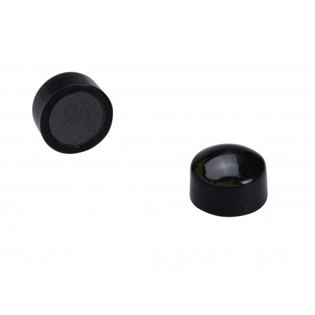 Lot De 10 Aimants Ronds Diamètre De 9 Mm - Noir - Sign | Surdiscount