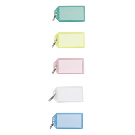 Sachet De 5 Porte-Clés A Clapet - Assortiment - Sign | Surdiscount