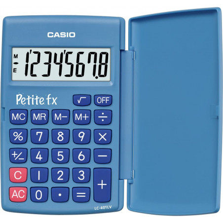 Calculatrice Scolaire Petite Fx Casio Bleue pas cher