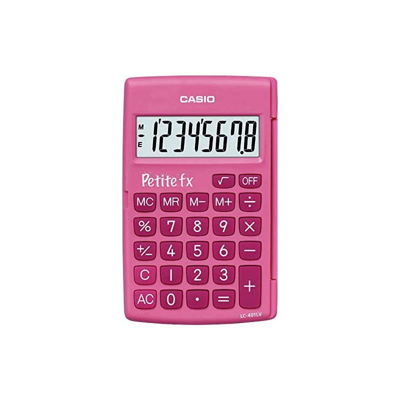 Calculatrice Scolaire Petite Fx Casio Rose | Surdiscount