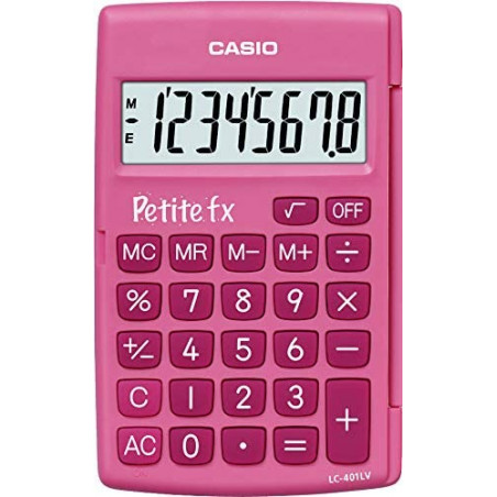Calculatrice Scolaire Petite Fx Casio Rose | Surdiscount