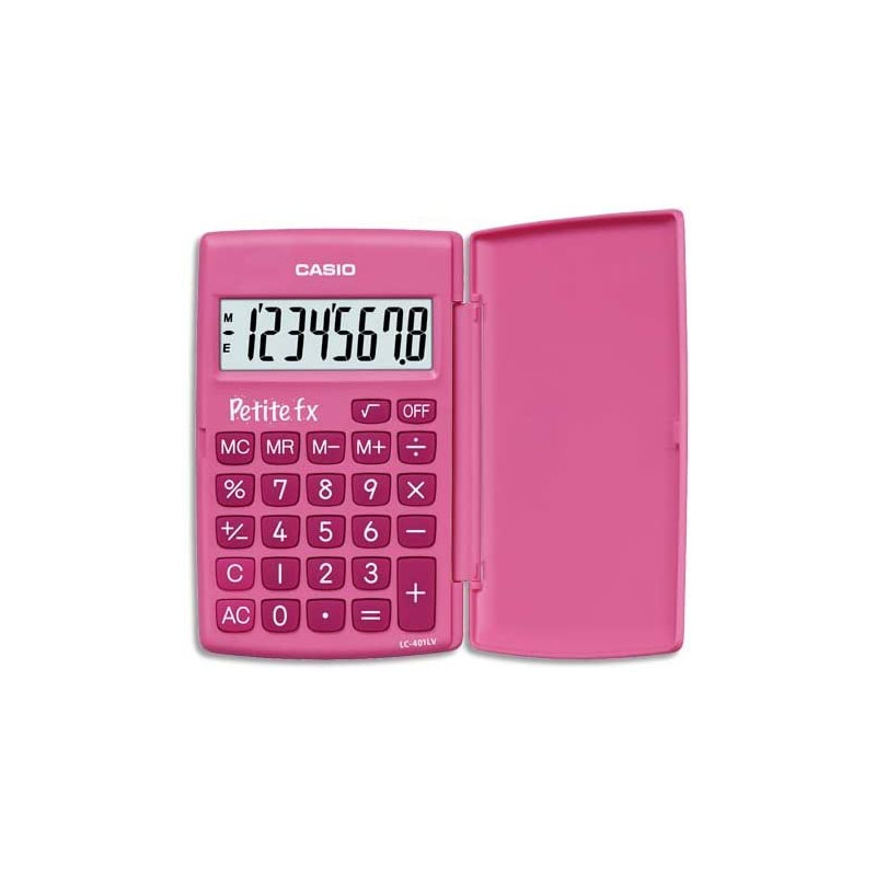 Calculatrice Scolaire Petite Fx Casio Rose pas cher