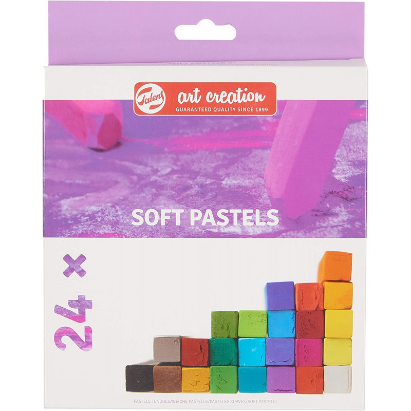 photo-Pastels - Tendre - Boîte de 24 couleurs - Art creation - Talens