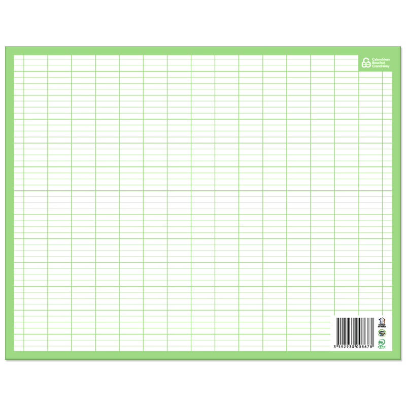 Ardoise Effaçable A Sec Quadrillage/Seyes 26,5 X 21Cm | Surdiscount