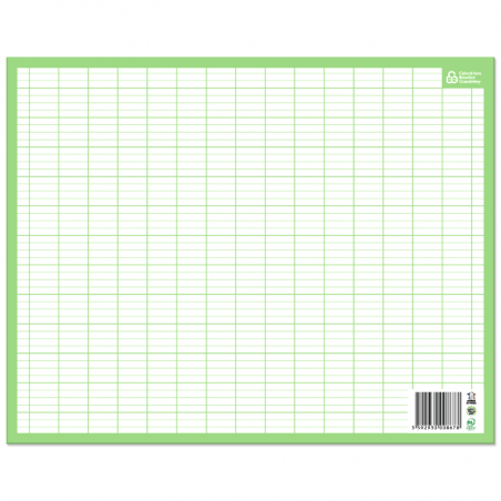 Ardoise Effaçable A Sec Quadrillage/Seyes 26,5 X 21Cm | Surdiscount