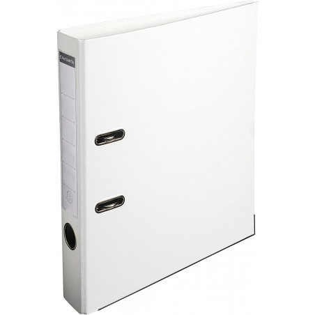 photo-Classeur à levier - Blanc - Dos large - 50mm - 2 anneaux - Exacompta