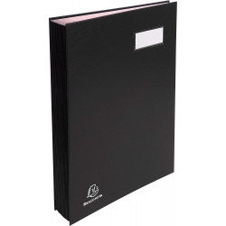 Parapheur 12 Compartiments Noir 24 X 32 Cm - Exacompta | Surdiscount