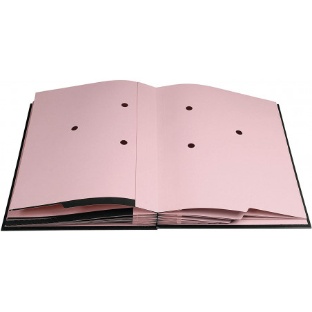 Acheter Parapheur 12 Compartiments Noir 24 X 32 Cm - Exacompta