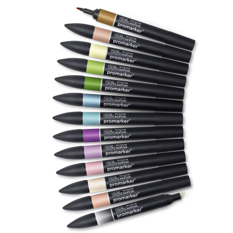 Pochette Feutres Promarker 12+1 Manga Fantasy - Winsor et Newton | Surdiscount