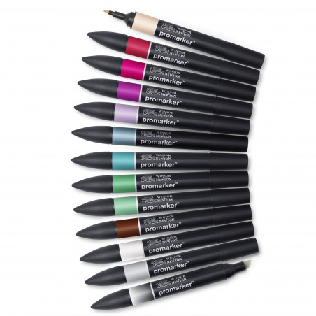 Pochette Feutres Promarker 12+1 Manga Chibi - Winsor et Newton | Surdiscount