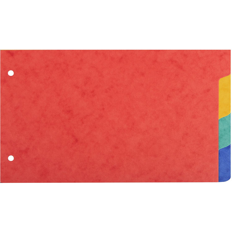 Intercalaires 12,5 X 20 Cm - 4 Positions - Carte Lustrée 225G - Exacompta | Surdiscount