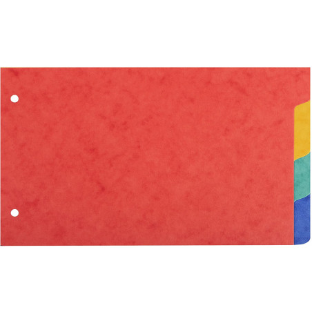 Intercalaires 12,5 X 20 Cm - 4 Positions - Carte Lustrée 225G - Exacompta | Surdiscount