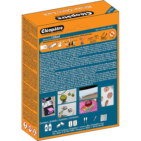 Coffret Glass'Lack - Résine Synthétique Et Transparente - Cléopâtre | à seulement 14,99 €