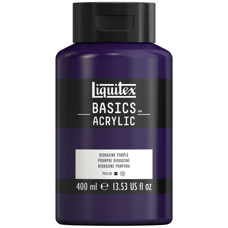 photo-Peinture acrylique - Pourpre dioxazine - 186 - Liquitex Basics acrylic - Pot 400ml