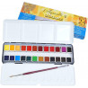 Boîte En Métal De 24 1/2 Godets - Peinture Aquarelle Extra-Fine - Sennelier pas cher