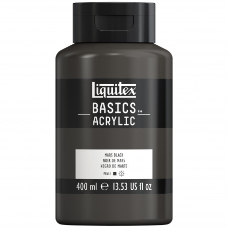 photo-Peinture acrylique - Noir de Mars - 276 - Liquitex Basics acrylic - Pot 400ml