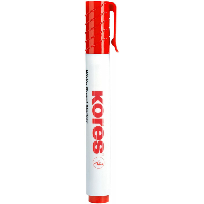 Feutre Pour Tableau Blanc - Rouge - Kores pas cher