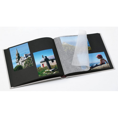 Album Photo Black And White - 30 X 30 Cm - Noir - Walther | Surdiscount