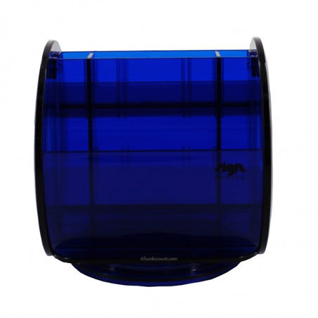 Pot Multifonction Bleu 6 Compartiments - Rotatif | Surdiscount