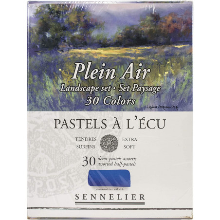 Boîte De 30 Demi-Pastels A L'Écu - Paysages De Campagne - Sennelier pas cher