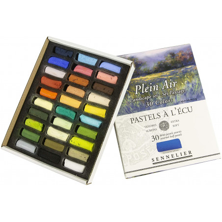 Boîte De 30 Demi-Pastels A L'Écu - Paysages De Campagne - Sennelier | Surdiscount