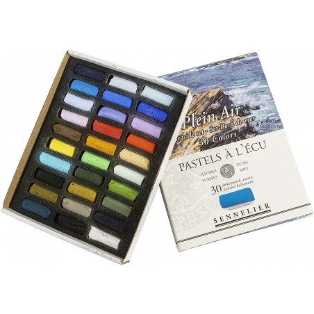 Boîte De 30 Demi-Pastels A L'Écu - Bord De Mer - Sennelier | Surdiscount