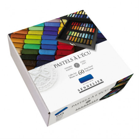 Coffret En Bois De 60 Demi-Pastels A L'Écu - Sennelier | Surdiscount